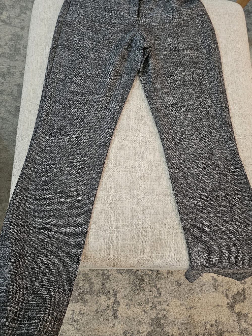 Heathered Gray Express Knit Slim Pants